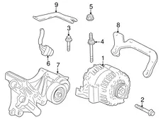 BRACE,GEN RR 24507942 BUICK