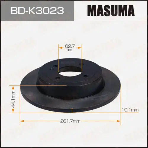 Тормозной диск MASUMA BD-K3023