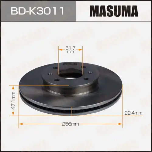 Тормозной диск MASUMA BD-K3011