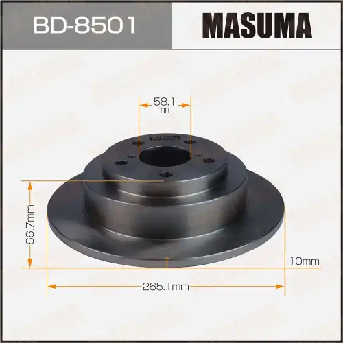 Тормозной диск MASUMA BD-8501