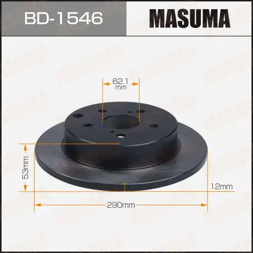 Тормозной диск MASUMA BD-1546
