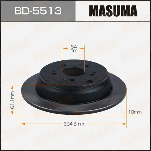 Тормозной диск MASUMA BD-5513