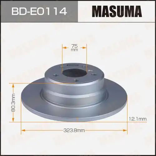 Тормозной диск MASUMA BD-E0114