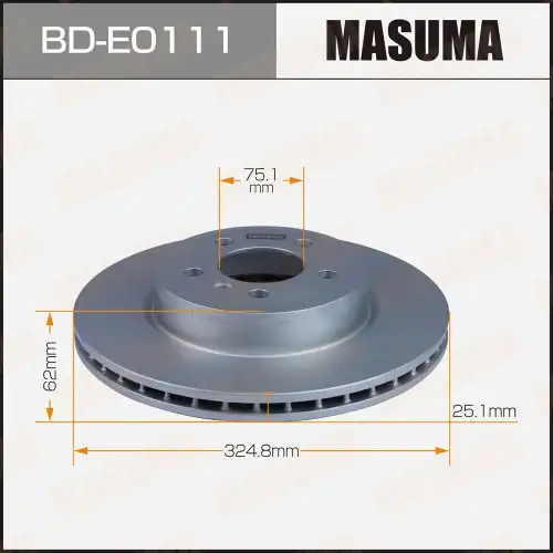 Тормозной диск MASUMA BD-E0111