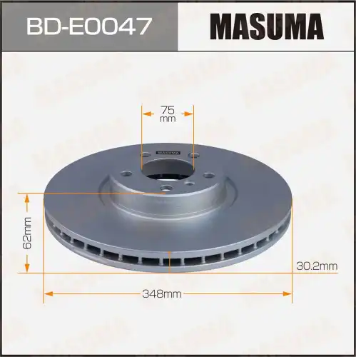 Тормозной диск MASUMA BD-E0047