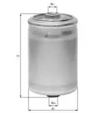 Топливный фильтр KNECHT KL158 Daewoo Espero/Nexia 1.5i-2.0 95>, Rover 200/400 1.4-2.0 90>