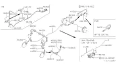 Nissan шланг тормозной WD21 4621031G10