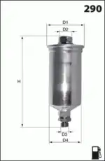 Топливный фильтр MECAFILTER ELE3574