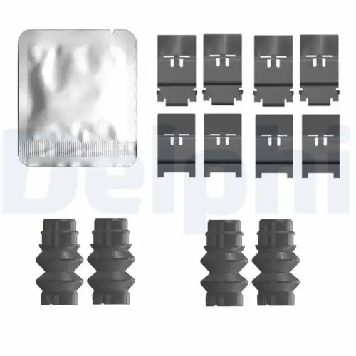 Комплектующие, колодки дискового тормоза LX0803 DELPHI