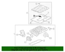 Прокладка коллектора GMC 12642745