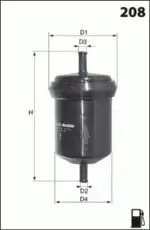 Топливный фильтр MECAFILTER ELE6043