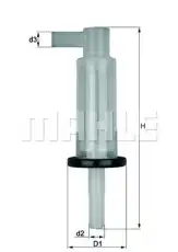 Топливный фильтр KNECHT KL33OF MB W123/W124/W460/W461/W463 2.0D-3.5TD 80>