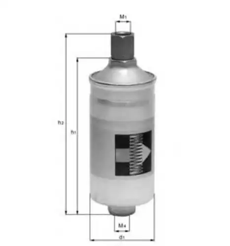 Топливный фильтр KNECHT KL6