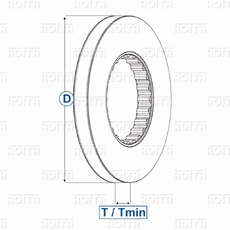 Тормозной диск ROTTA R12011