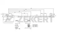 Датчик ABS ZEKKERT SE-6148