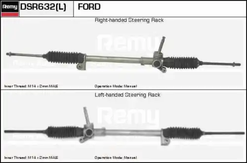 Рулевая рейка DELCO REMY DSR632L