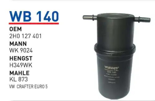 Топливный фильтр WUNDER WB140