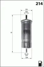 Топливный фильтр MECAFILTER ELE6000