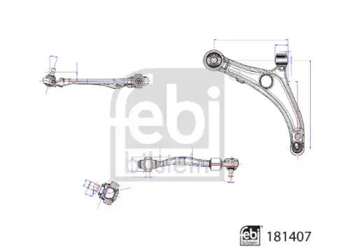 Рычаг подвески FEBI 181407