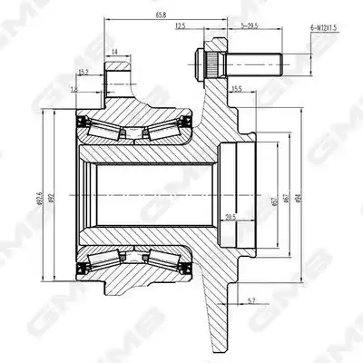 Ступица GMB GH35140
