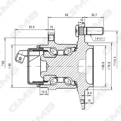 Ступица GMB GH35210A