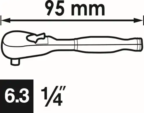 Ключ трещотка V4944-XS VIGOR