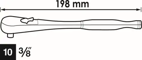 Ключ трещотка V4945-S VIGOR