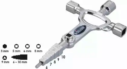 Ключ электрошкафа V4228 VIGOR