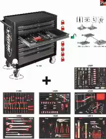 Тележка для инструмента V4497 VIGOR