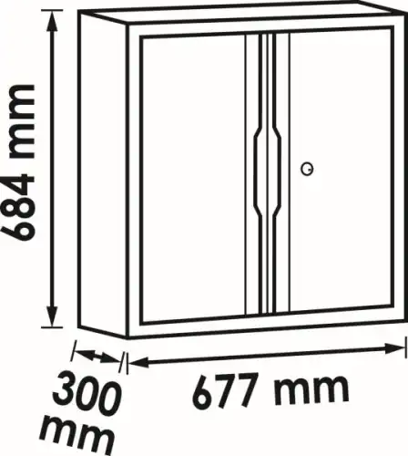 Шкаф для инструментов V6000-046 VIGOR
