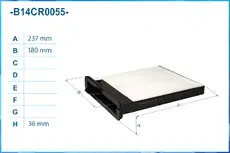 Салонный фильтр CWORKS B14CR0055