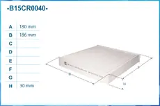 Салонный фильтр CWORKS B15CR0040