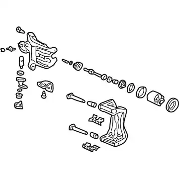 Тормозной суппорт 43210-SL0-013 HONDA