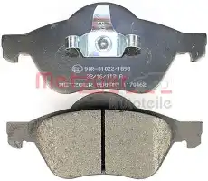 Тормозные колодки дисковые METZGER 1170462