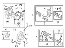 Тормозной суппорт 58310-2MA00 HYUNDAI