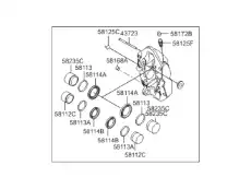 Тормозной суппорт 58311-2MA00 HYUNDAI