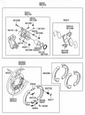 тормозной суппорт 58230-3M110 HYUNDAI