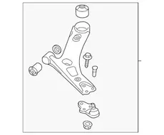 Рычаг подвески HYUNDAI / KIA 54500 2Y000