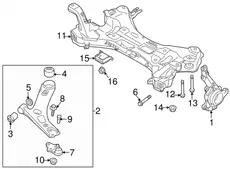 Рычаг подвески HYUNDAI / KIA 54500 2Y000