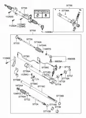 Рулевая рейка HYUNDAI / KIA 577002D000
