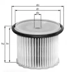 Топливный фильтр KNECHT KX63/1 Citroen BX/Xantia 1.9D/2.1TD, Peugeot 306/405/406 1.9D/TD 92>