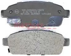 Тормозные колодки дисковые METZGER 1170164