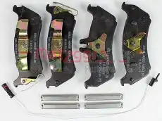 Тормозные колодки дисковые METZGER 1170339