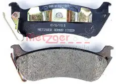 Тормозные колодки дисковые METZGER 1170339