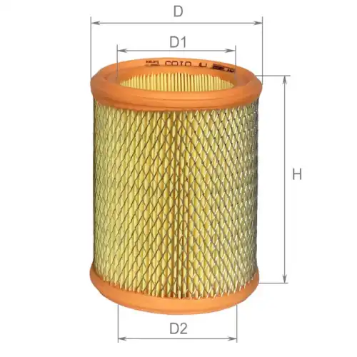 Воздушный фильтр AF0103 ALPHA FILTER