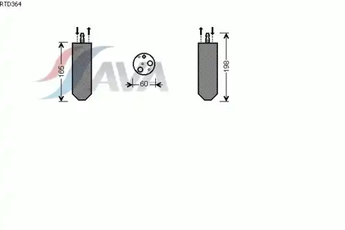 Осушитель кондиционера AVA RTD364