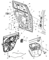 Гайка автомобильная MOPAR 6101831