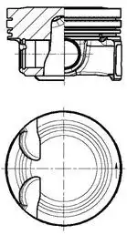 PISTON (443 - Поршень) 41876620 KS