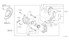 колодки дисковые торм. перед. Niss 41060AM890 INFINITI