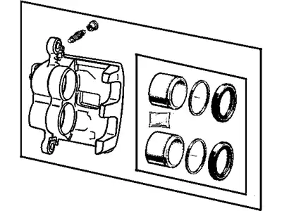 Тормозной суппорт 05093180AA JEEP